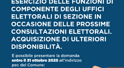 Avviso elezioni 2025 Avviso elezioni 2025